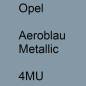 Preview: Opel, Aeroblau Metallic, 4MU.